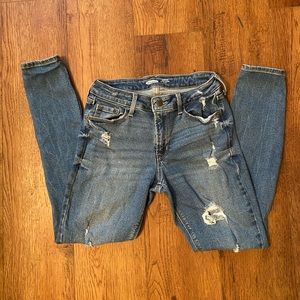 Rockstar Jeans - super skinny, mid-rise, size 4